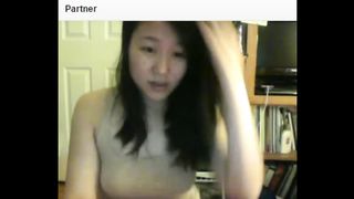 Omegle Nice Chinese Dirty Dances and Stretches Fuck-Holes