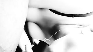 Coworker Wifey Inhales BIG BLACK COCK at Work