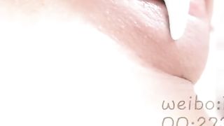 「完具少女」VIP定制版 超嫩粉鲍双跳蛋白浆粘液近距离特写