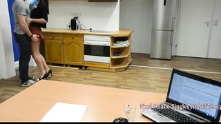 Stunning_secretary_first_day_at_new_job