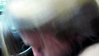 She made my BIG BLACK COCK Erupt Scorching Scrotum Splooge on her Sensitive Lips, Surprise Jizz Shot