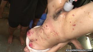 Her sleek and moist cooter getting played waxed and nailed