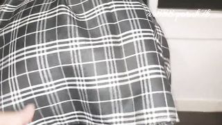 Naughty 18yo HS Schoolgirl Asks for Additional Credit by Coming over with no Underpants.