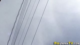 Chinese nubile pissing solo