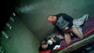 Elder Chinese Customer With Junior Call Girl