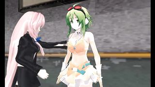 [MMD][18+]Hentai Hero Tummy Crush