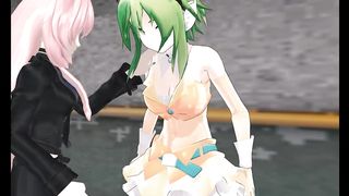 [MMD][18+]Hentai Hero Tummy Crush