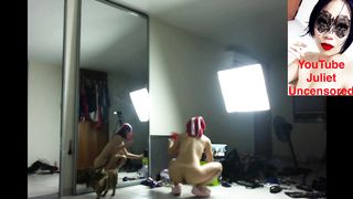 Unexperienced Chinese Reality Porno Starlet Juliet Uncensored Dancing Bare BEHIND-THE-SCENES