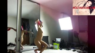 Unexperienced Chinese Reality Porno Starlet Juliet Uncensored Dancing Bare BEHIND-THE-SCENES