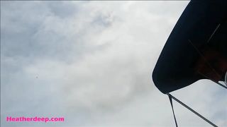 tiny chinese spinner heather deep gives outdoor deepthroatin