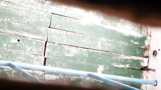 Chinese public toilet pee