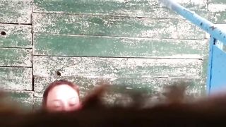 Chinese public toilet pee