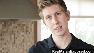 RealAsianExposed - Dana Vespoli gets dual dipped and swall