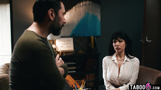 Persuasive stepmom visits the office