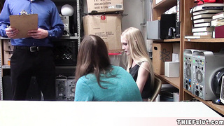 Emma gets fucked by a security guard