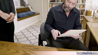 Stepdaughters wanted to try older cock