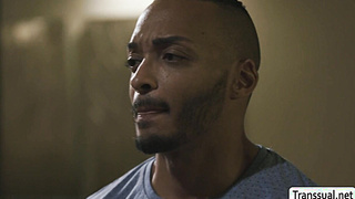 Trans beauty Natalie Mars analed by big black cock