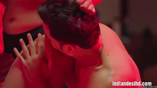 Merrid Bhabhi Hardcore Sex with Husbund Friend  in Badroom