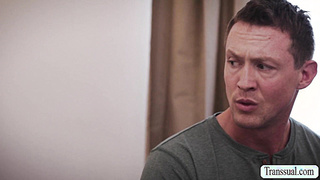 Jane Marie lets her soldier friend fuck her ass