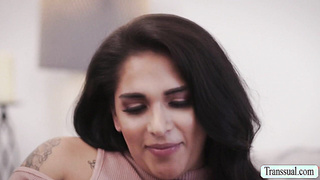 Jane Marie lets her soldier friend fuck her ass