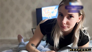 Homemade Blowjob and a Lot of Cum