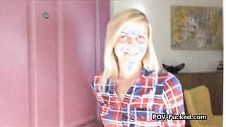 Visiting exgf for a quickie on camera