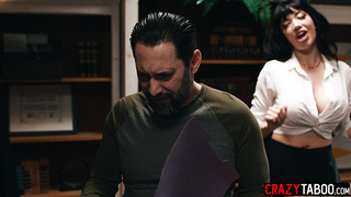 Little Puck fucks kinky school principal