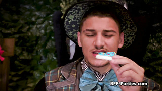 Tea party turns to foursome in Wonderland