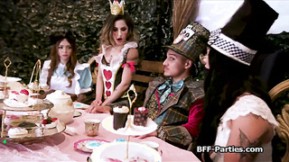Tea party turns to foursome in Wonderland