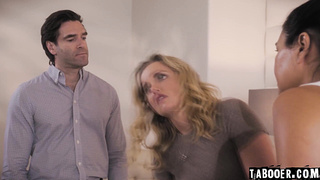 Charlie's 3SOME with BF and ex GF