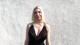 Hot Horny Blonde With Big Tits and 2 Big Cocks