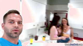 They heard that stepbro have a huge dick