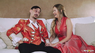 Only passionate sex can make the curvy blonde Stella Cardo moan so joyfully