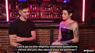 Obedient slut Saba Lapiedra gets dominated in BDSM threesome