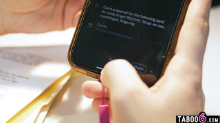 Office boss and employee lesbian sex