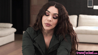 Lauren Phillips getting fucked by tranny