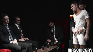 Twink Dex Deval fucking infront of his horny masters