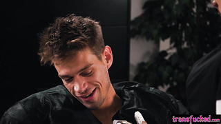 Shemale coach Brittney Kade fucked guy