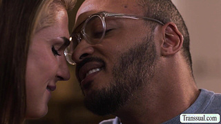 Nasty TS Kalli Grace barebacked by Dillon Diaz BBC