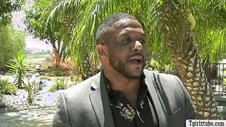 Rich black dude bareback fucks his TS sugar babe