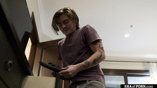 My busty stepmom teaches me how to fuck