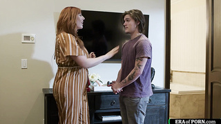 My busty stepmom teaches me how to fuck