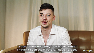 Amazing busty babes Sheila Ortega and Sara Retali fucked by a lucky stud