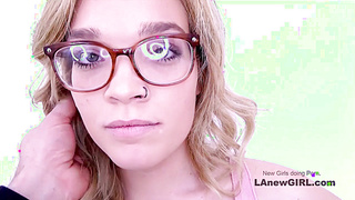 Horny Blonde Tests her Sucking Skills on Porn Producer