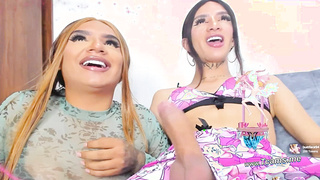 Ts Hungry For Shemale Friend's Huge Cock