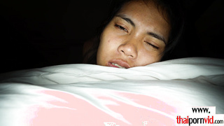 Amateur Thai MILF satisfying a farang