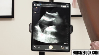 Dr Wolf gives Logan Cross sloppy hello kisses