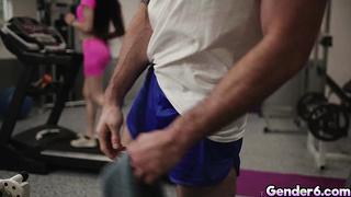 Ariel Demure fucks her gym buddy Cliff Jensen