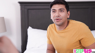 Annoying huge boobs latina stepsister