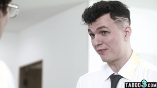 Mature enjoying two big religious cocks